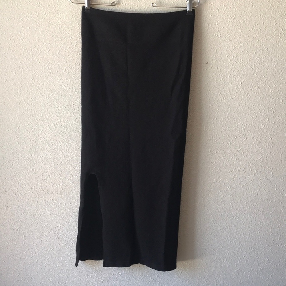 Fabletics Cloud Seamless High Waisted Skirt Midi Side Slit Size Medium